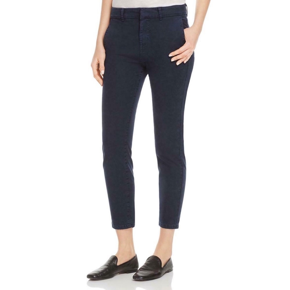 Vince Chino Pants Trousers Navy Blue Ankle